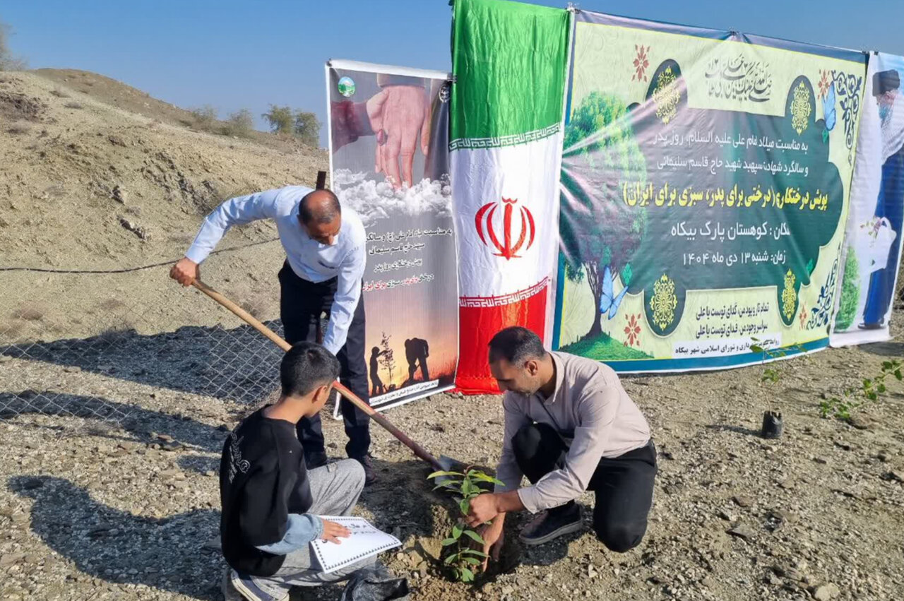 پویش «درختی برای پدر؛ سبزی برای ایران» در هرمزگان آغاز شد پویش «درختی برای پدر؛ سبزی برای ایران» در هرمزگان آغاز شد
