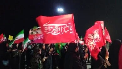 اجتماع شبانه مردم بندرعباس در حمایت از نظام اسلامی